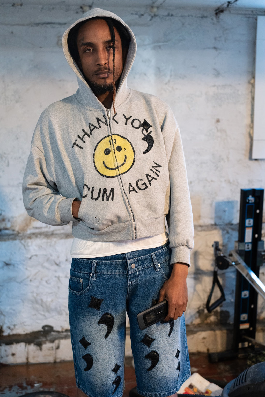 "Thank You Cum Again" Zip-Up